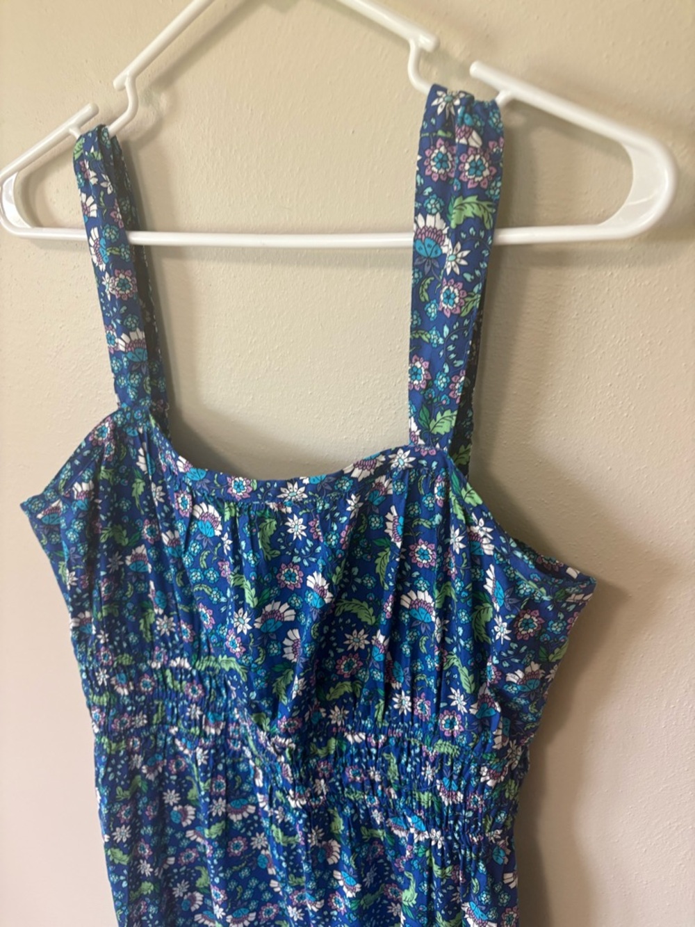 Loft Floral Sundress Tiered Sleeveless Medium - Picture 4 of 9